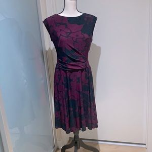 Ralph Lauren sleeveless pullover floral dress; Size 10
